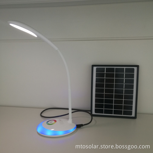 1000mah solar desk lamp
